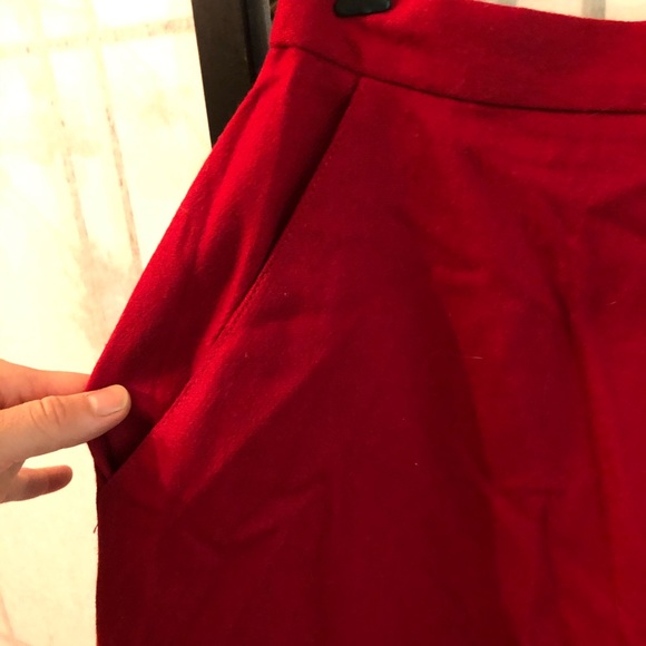 Vintage Tea Length Ted Wool Skirt - Picture 5 of 5